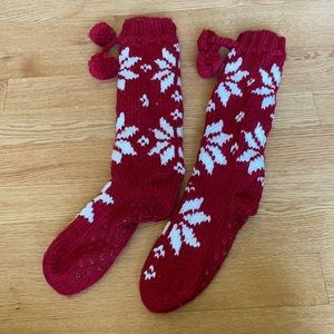 Hand Knit Slipper Socks